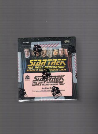 Star Trek The Next Generation Heroes And Villains - A Factory Archive Box