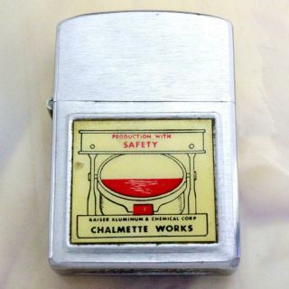 Vintage Life - Lighter Advertising Lighter - " Kaiser Aluminum & Chemical Corp.  "