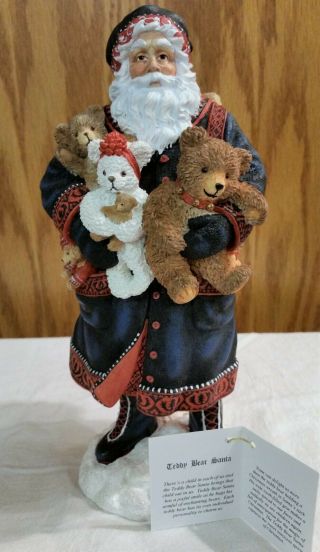 Pipka Memories Santa - Teddy Bear Santa - Limited Ed.  - Issued 1998 - Retired