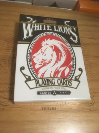 White Lions Series A Red David Blaine Rare
