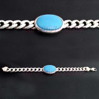 Salman Khan Orignal Turquoise (firoza) Silver Bracelet Lucky Kada Om Pooja Shop