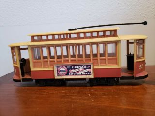 Vintage 1988 Hj Heinz Co Trolley Streetcar Bank Advertising Collectible