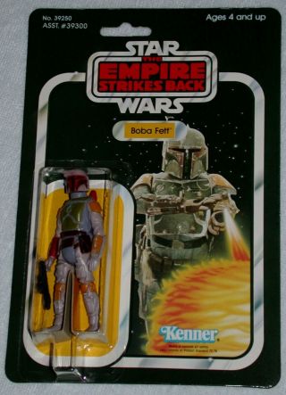 Star Wars The Empire Strikes Back 1980 Boba Fett Kenner.  39250 Asst 39300 A,