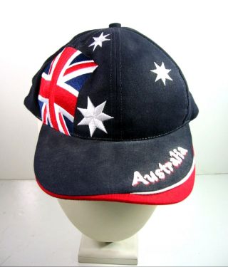 Australian Flag Souvenir Baseball Cap Hat Australia Red White Blue Stars