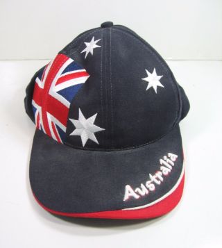 AUSTRALIAN FLAG Souvenir BASEBALL CAP HAT Australia Red White Blue Stars 2