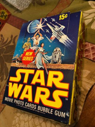 Star Wars 1977 Series 2 Box - 36 Wax Packs.