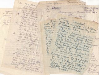 Ww1 Rare Hand - Written Orders Battle Of The Somme July 1916