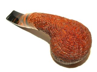 J T COOKE Small Magnum Billiard Pipe Spectacular Deep Ring Grain Hand Carved USA 4