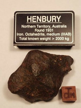 Henbury Iron Meteorite From Australia - 101 Grams
