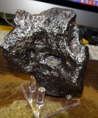 2508 gm CAMPO DEL CIELO METEORITE ; AA GRADE 5.  6,  lbs.  ; lg.  meteorite 4