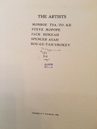 C.  SZWEDZICKI 1929 POCHOIR PRINTS (30) Asah,  Mopope,  Smokey,  Hokea Tsa - To - Ke 4