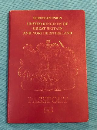 Expired Biometric Passport United Kingdom Of Great Britain And Northern Ireland