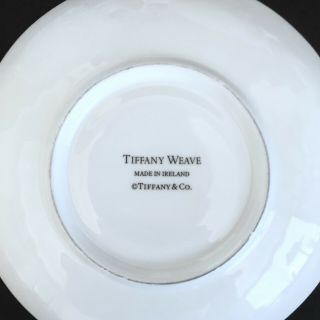 Tiffany & Co Weave Fine English Bone China Exclusive 10pc Tea Serving Set For 2 2