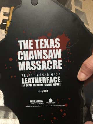 Sideshow Premium Format Leatherface Pretty Woman Texas Chainsaw Massacre 8