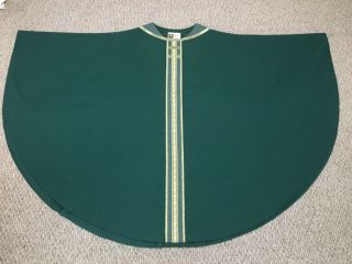 Green & Gold Vestment With Stole,  Holy Rood Guild