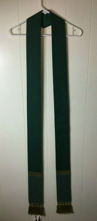 GREEN & GOLD VESTMENT WITH STOLE,  HOLY ROOD GUILD 5