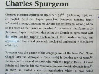 1891 hand written & autographed letter by Baptist preacher Charles Spurgeon 12