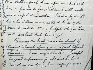 1891 hand written & autographed letter by Baptist preacher Charles Spurgeon 4