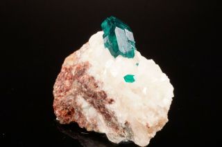 Dioptase & Calcite Crystal TSUMEB,  NAMIBIA 10