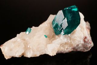 Dioptase & Calcite Crystal TSUMEB,  NAMIBIA 8