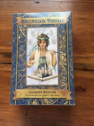 Wizard Tarot Cards With Book By Corrine Kenner Nib