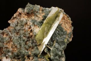 LARGE Titanite Crystal on Adularia ST GOTTHARD,  SWITZERLAND - Ex.  Obodda 2