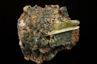 LARGE Titanite Crystal on Adularia ST GOTTHARD,  SWITZERLAND - Ex.  Obodda 4