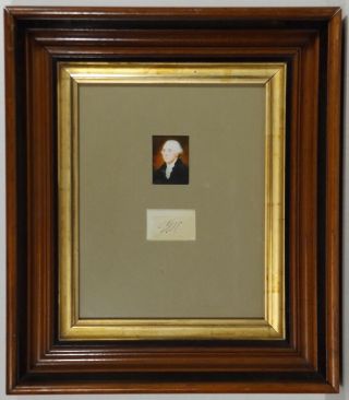 George Washington - Authentic Signed Initials