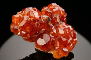 Spessartine Garnet Crystal Cluster WUSHAN SPESSARTINE MINE,  CHINA 2