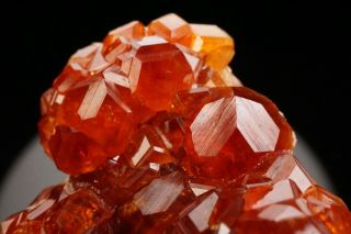 Spessartine Garnet Crystal Cluster WUSHAN SPESSARTINE MINE,  CHINA 3