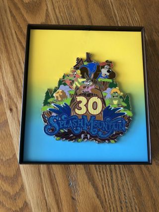 Wdi Walt Disney Imagineering Splash Mountain 30th Anniversary Jumbo Pin Rare