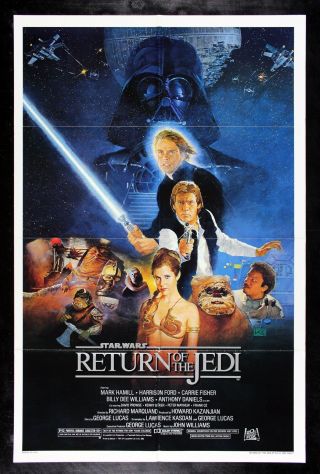 Return Of The Jedi Cinemasterpieces 1983 Movie Poster Star Wars C8 - C9