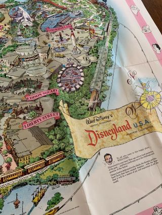 Disney 1961 Disneyland Map Tom Sawyer Island Vacationland 1961 Knott ' s Berry 11