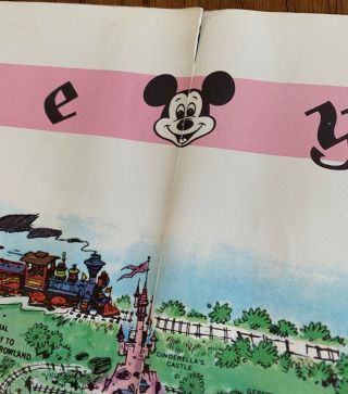 Disney 1961 Disneyland Map Tom Sawyer Island Vacationland 1961 Knott ' s Berry 9
