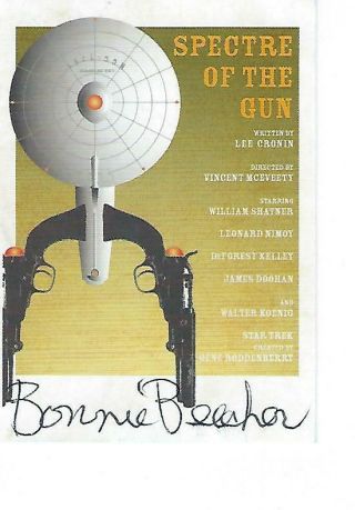 Bonnie Beecher Signed 2014 Star Trek Portfolio Prints 57 - Spectre Of The Gun