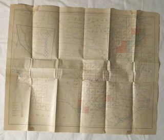 1907 Usgs Texas Oklahoma Indian Territory Map - Geological Survey Topographic