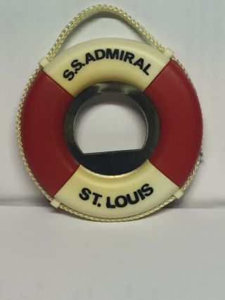 Vintage " S.  S.  Admiral ",  St.  Louis Mo.  Boat Collectible.  Bottle Opener