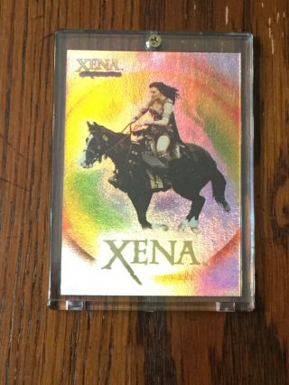 Xena Seasons 4 And 5 Limited Edition Lucy Lawless As Xena Chase Card X1