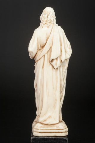 Sacred Heart of Jesus Sculpture | Christ Statue | Dieppe Carving Precious Noble 11