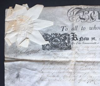 1797 Pennsylvania Deed Signed THOMAS MIFFLIN 1st Gov 2