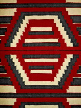 NAVAJO NAVAHO Indian 3rd Phase Chief ' s Rug/Weaving.  Cond.  NR 5