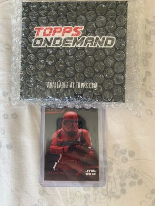Sdcc 2019 Topps Star Wars Power Of The Dark Side Card Set,  Sith Trooper