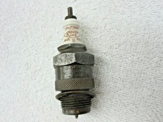 Antique Vintage Splitdorf Kopper King B Spark Plug 7/8 " Thread Collectible Dp