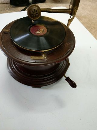 Antique style Record Player the Indian Gramophone Co. 8