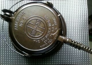 Griswold American No.  8 Cast Iron Waffle Iron With High Base
