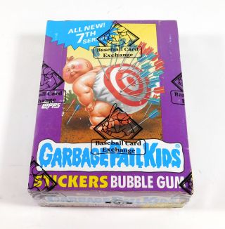 1986 Topps Gpk Garbage Pail Kids Series 7 Box (48 Packs) Non X - Out Bbce Wrapped