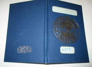 Star Wars,  TESB 1979 Authentic INTERGALACTIC PASSPORT Stamped and Numbered 0243 4