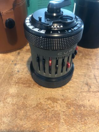 Curta Type II Mechanical Calculator with metal case Instructions 2