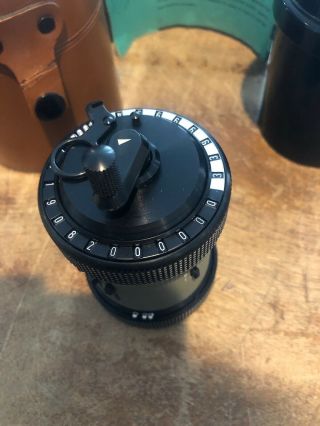 Curta Type II Mechanical Calculator with metal case Instructions 3