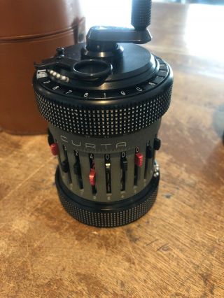 Curta Type II Mechanical Calculator with metal case Instructions 9